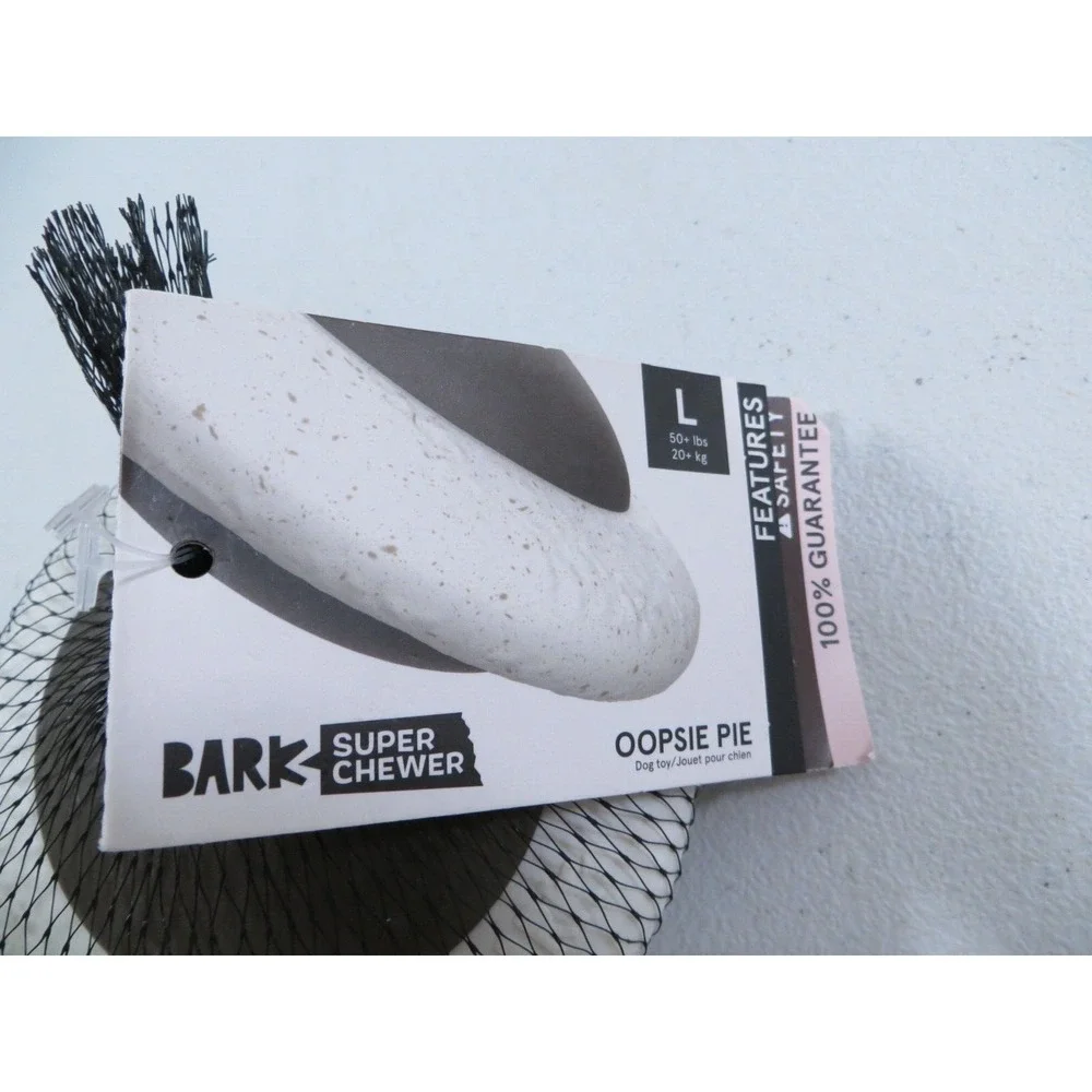 Bark Box Super Chewer Oopsie‎ Pie Dog Toy Large 50+ LBS